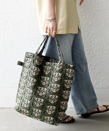 BINDU（ビンドゥー）の「BINDU: A4 デザイン ジャカード トート バッグ（トートバッグ）」