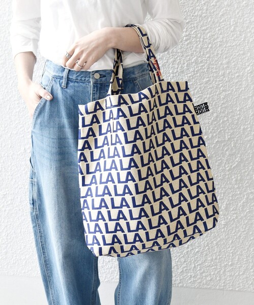 BINDU（ビンドゥー）の「BINDU: A4 デザイン ジャカード トート バッグ（トートバッグ・レディース・キャメル/ブルー/グリーン・ONE SIZE）」の8枚目の写真