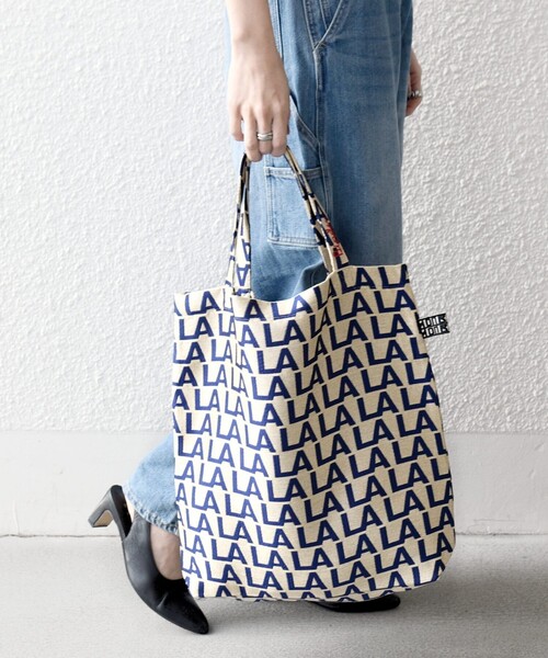 BINDU（ビンドゥー）の「BINDU: A4 デザイン ジャカード トート バッグ（トートバッグ・レディース・キャメル/ブルー/グリーン・ONE SIZE）」の9枚目の写真