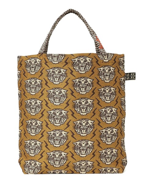 BINDU（ビンドゥー）の「BINDU: A4 デザイン ジャカード トート バッグ（トートバッグ・レディース・キャメル/ブルー/グリーン・ONE SIZE）」の17枚目の写真