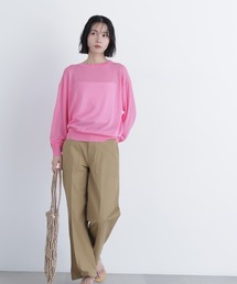 N. Natural Beauty Basic ニット／ピンクニット エヌ ナチュラルビューティーベーシック N. Natural Beauty Basic