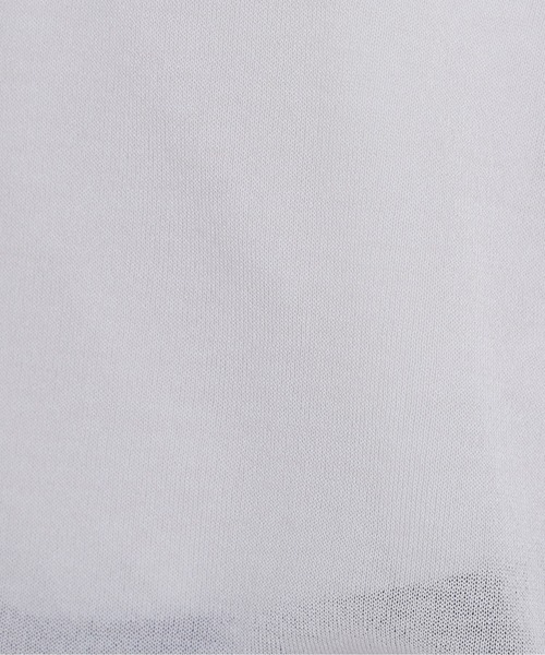 N.（N. Natural Beauty Basic）（エヌエヌナチュラルビューティーベーシック）の「シアーボクシーニット（ニット/セーター・レディース・グレー系その他/グレー/ピンク・ﾌﾘ-）」の10枚目の写真