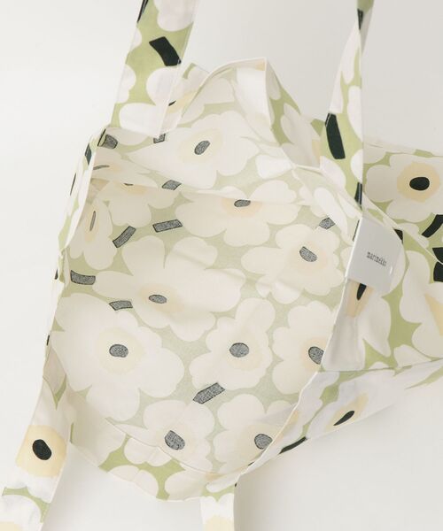 marimekko(マリメッコ)の「【ASIA EXCLUSIVE】Mini Unikko / tote bag 43x44(トートバッグ・レディース・ライトグリーン・FREE)」の6枚目の写真