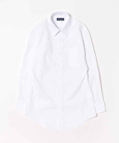TOKYO SHIRTS(トウキョウシャツ)の「【吸水速乾】 形態安定ノンアイロン レギュラー 長袖ビジネスワイシャツ(ビジネスシャツ・メンズ・ホワイト・首回り39cm-裄丈80cm/首回り39cm-裄丈84cm/首回り41cm-裄丈82cm/首回り41cm-裄丈86cm/首回り42cm-裄丈82cm/首回り42cm-裄丈86cm/首回り43cm-裄丈82cm/首回り43cm-裄丈86cm/首回り37cm-裄丈80cm/首回り37cm-裄丈84cm)」の6枚目の写真
