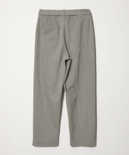 CITEN(シテン)の「<CITEN>ベルテッドウォッシュツイルパンツ(スラックス・メンズ・ダークグレー/ベージュ・L/M/S)」の20枚目の写真