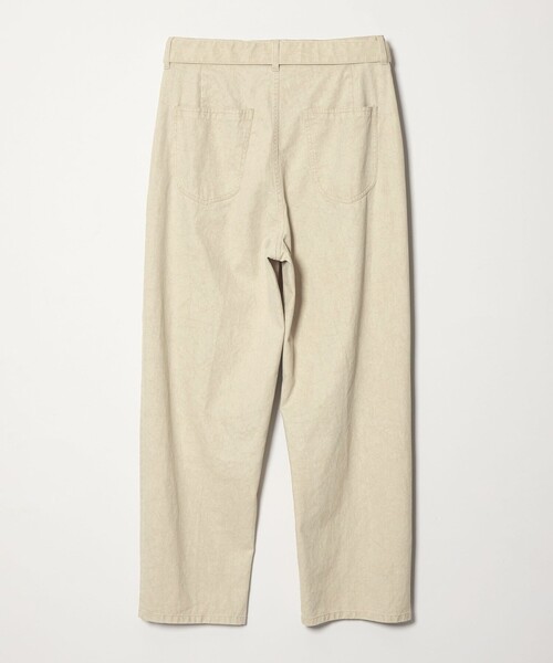 CITEN(シテン)の「<CITEN>ベルテッドウォッシュツイルパンツ(スラックス・メンズ・ダークグレー/ベージュ・L/M/S)」の6枚目の写真