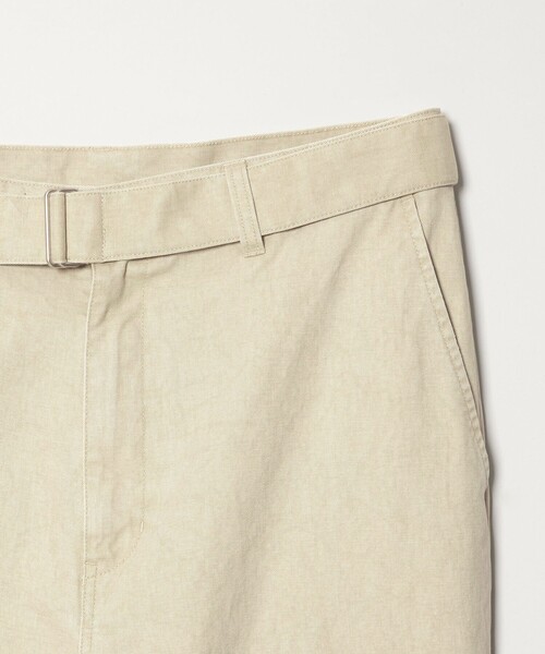 CITEN(シテン)の「<CITEN>ベルテッドウォッシュツイルパンツ(スラックス・メンズ・ダークグレー/ベージュ・L/M/S)」の7枚目の写真