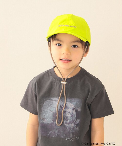 BEAMS mini(ビームスミニ)の「ロゴ コード付き キャップ 2026SS(キャップ・キッズ・ネイビー/イエロー/パープル系その他4・ONE SIZE)」の4枚目の写真