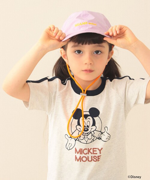 BEAMS mini(ビームスミニ)の「ロゴ コード付き キャップ 2026SS(キャップ・キッズ・ネイビー/イエロー/パープル系その他4・ONE SIZE)」の6枚目の写真