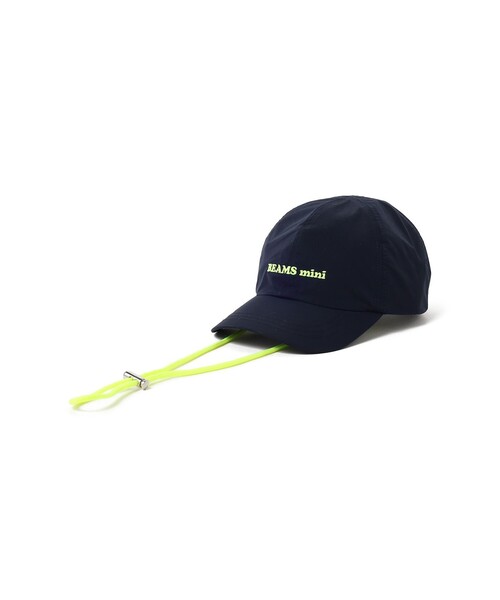 BEAMS mini(ビームスミニ)の「ロゴ コード付き キャップ 2026SS(キャップ・キッズ・ネイビー/イエロー/パープル系その他4・ONE SIZE)」の10枚目の写真