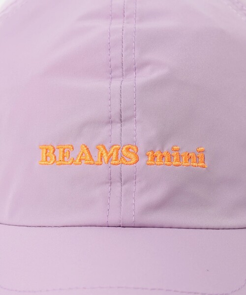 BEAMS mini(ビームスミニ)の「ロゴ コード付き キャップ 2026SS(キャップ・キッズ・ネイビー/イエロー/パープル系その他4・ONE SIZE)」の15枚目の写真