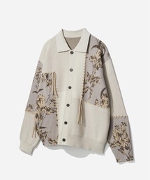 HARE（ハレ）の「パッチワークガラニットシャツ(HARE)（ニット/セーター）」