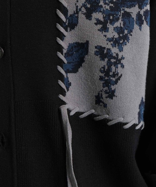 HARE(ハレ)の「パッチワークガラニットシャツ(HARE)(ニット/セーター・メンズ・グレー/ブラック・FREE)」の20枚目の写真