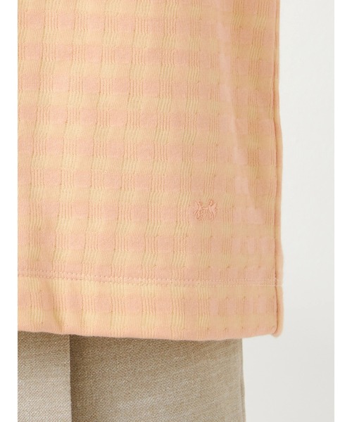 McGREGOR（マックレガー）の「ギンガムジャカードカットソー（Tシャツ/カットソー・レディース・ピンク系その他/ネイビー/サンドベージュ・M/L）」の10枚目の写真