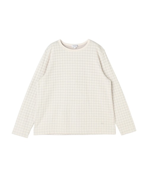 McGREGOR（マックレガー）の「ギンガムジャカードカットソー（Tシャツ/カットソー・レディース・ピンク系その他/ネイビー/サンドベージュ・M/L）」の15枚目の写真