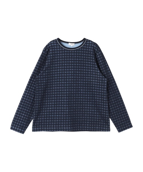 McGREGOR（マックレガー）の「ギンガムジャカードカットソー（Tシャツ/カットソー・レディース・ピンク系その他/ネイビー/サンドベージュ・M/L）」の16枚目の写真