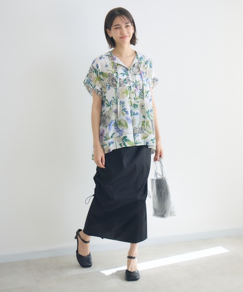 KATHARINE ROSS(キャサリンロス)の「【KATHARINE ROSS】アソートスカーフプリント半袖ブラウス(シャツ/ブラウス・レディース・イエロー/ピンク/グリーン・FREE)」の18枚目の写真