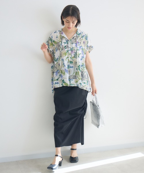 KATHARINE ROSS(キャサリンロス)の「【KATHARINE ROSS】アソートスカーフプリント半袖ブラウス(シャツ/ブラウス・レディース・イエロー/ピンク/グリーン・FREE)」の19枚目の写真