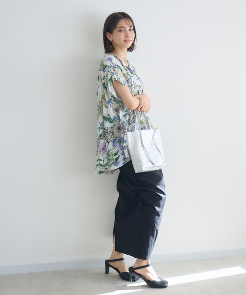 KATHARINE ROSS(キャサリンロス)の「【KATHARINE ROSS】アソートスカーフプリント半袖ブラウス(シャツ/ブラウス・レディース・イエロー/ピンク/グリーン・FREE)」の20枚目の写真