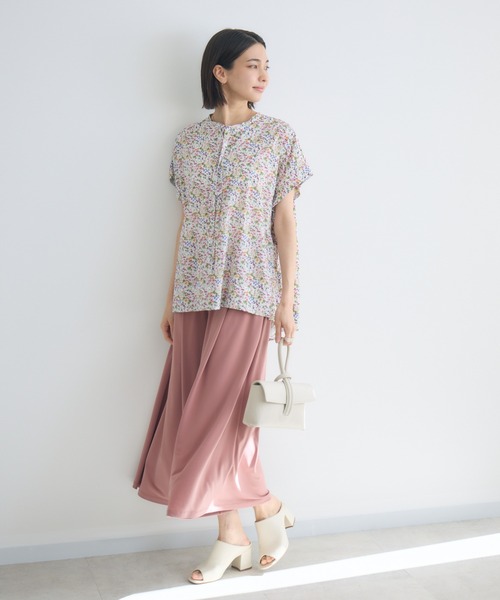 KATHARINE ROSS(キャサリンロス)の「【KATHARINE ROSS】アソートスカーフプリント半袖ブラウス(シャツ/ブラウス・レディース・イエロー/ピンク/グリーン・FREE)」の13枚目の写真