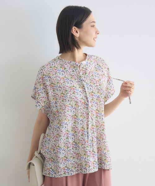 KATHARINE ROSS(キャサリンロス)の「【KATHARINE ROSS】アソートスカーフプリント半袖ブラウス(シャツ/ブラウス・レディース・イエロー/ピンク/グリーン・FREE)」の15枚目の写真