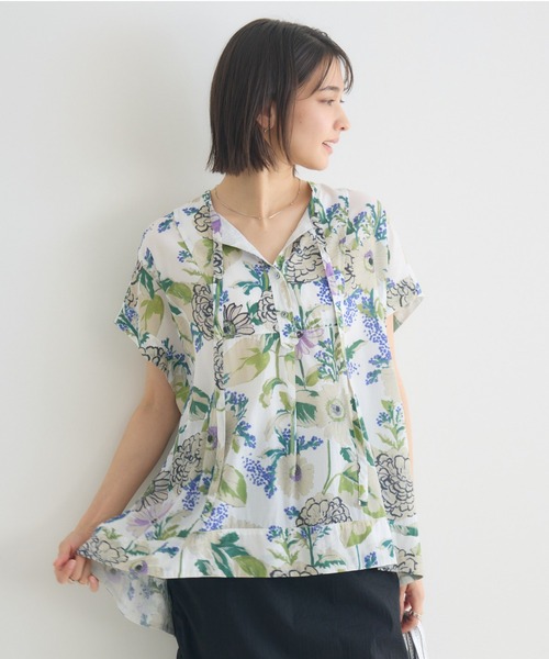 KATHARINE ROSS(キャサリンロス)の「【KATHARINE ROSS】アソートスカーフプリント半袖ブラウス(シャツ/ブラウス・レディース・イエロー/ピンク/グリーン・FREE)」の22枚目の写真