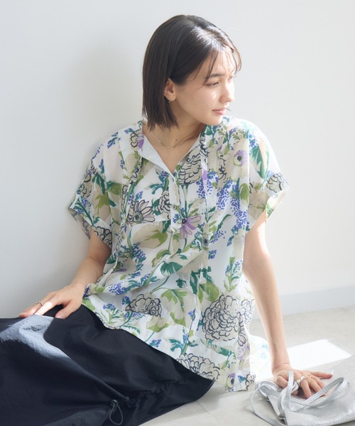 KATHARINE ROSS(キャサリンロス)の「【KATHARINE ROSS】アソートスカーフプリント半袖ブラウス(シャツ/ブラウス・レディース・イエロー/ピンク/グリーン・FREE)」の21枚目の写真