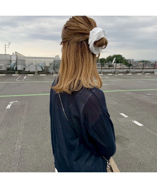 Flugge（フラッジー）の「シアービスチェ&シュシュset（ベスト・レディース・グレー/ホワイト・FREE）」の14枚目の写真
