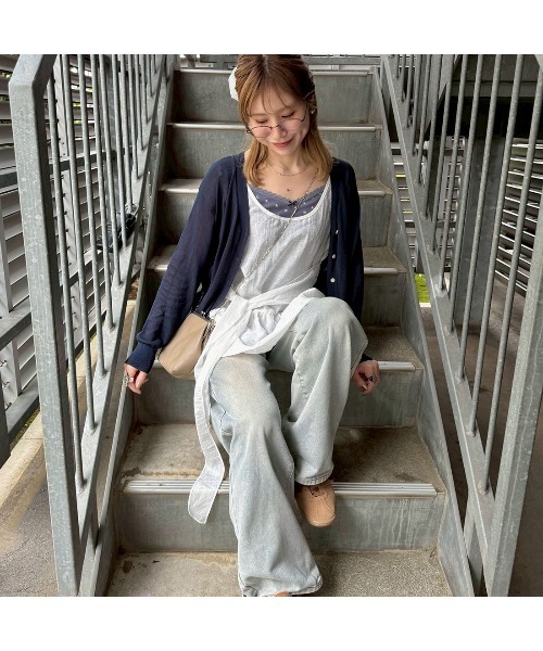 Flugge（フラッジー）の「シアービスチェ&シュシュset（ベスト・レディース・グレー/ホワイト・FREE）」の17枚目の写真