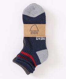SIERRA DESIGNS（シェラデザイン）の「【SIERRA DESIGNS】シエラデザインズ 3P Line Short Socks ライン ショートソックス 靴下 3足組 SD702AS（ソックス/靴下）」