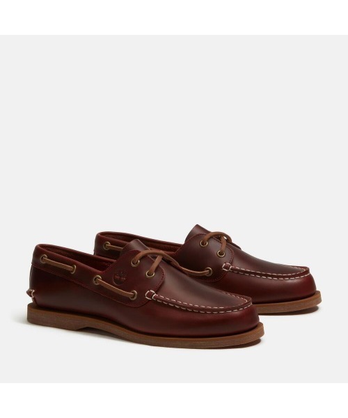 Timberland（ティンバーランド）の「シーダー ベイ エッセンシャル ボート シューズ レディース（モカシン/デッキシューズ・レディース・バーガンディー・23.0cm/22.5cm/24.0cm/23.5cm）」の3枚目の写真