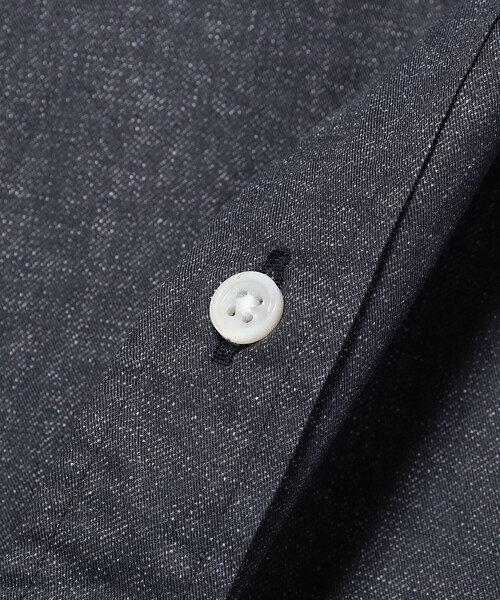 BRILLA per il gusto(ブリッラペルイルグースト)の「コットン インディゴ プリント ボタンダウンシャツ(シャツ/ブラウス・メンズ・インディゴブルー・S/XL/L/M/XS)」の6枚目の写真