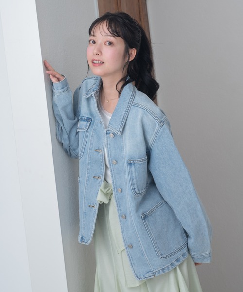 セール】2026春夏新作 WEB限定 コンパクトデニムジャケット（デニム