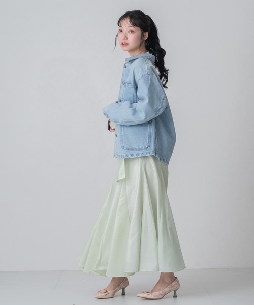 MISCH MASCH（ミッシュマッシュ）の「2026春夏新作 WEB限定 コンパクトデニムジャケット（デニムジャケット・レディース・ブルー・ﾌﾘ-）」の13枚目の写真