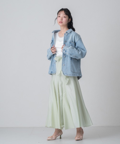 MISCH MASCH（ミッシュマッシュ）の「2026春夏新作 WEB限定 コンパクトデニムジャケット（デニムジャケット・レディース・ブルー・ﾌﾘ-）」の16枚目の写真