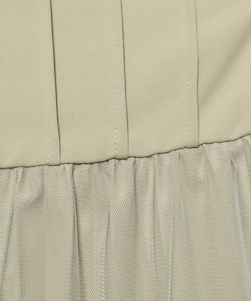 HARE（ハレ）の「シアーチュールプリーツワンピース(HARE)（ワンピース・レディース・ブラック/ブルー/イエロー・SMALL/LARGE）」の20枚目の写真