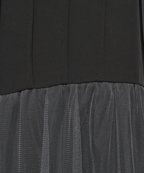 HARE（ハレ）の「シアーチュールプリーツワンピース(HARE)（ワンピース・レディース・ブラック/ブルー/イエロー・SMALL/LARGE）」の19枚目の写真