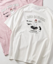 【a-r】〔RedCapGirl/レッドキャップガール〕イラスト×アップリケ 半袖Tシャツ メンズ/レディース/推し活