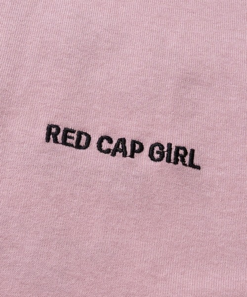 Red Cap Girl(レッドキャプガール)の「【a-r】〔RedCapGirl/レッドキャップガール〕イラスト×アップリケ 半袖Tシャツ メンズ/レディース/推し活(Tシャツ/カットソー・メンズ・ブラック/ホワイト/ピンク・MEDIUM/LARGE)」の14枚目の写真