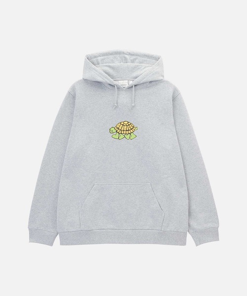 Gramicci（グラミチ）の「TURTLE HOODED SWEATSHIRT｜タートルフーデッドスウェットシャツ（パーカー・メンズ・レッド/ヘザーグレー/ブラック・S/M/L/XL/XXL）」の12枚目の写真