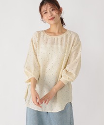 studio CLIP | リネン混アソートシアーTブラウス(シャツ/ブラウス)