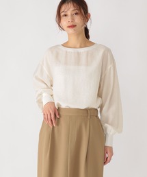 studio CLIP | リネン混アソートシアーTブラウス(シャツ/ブラウス)