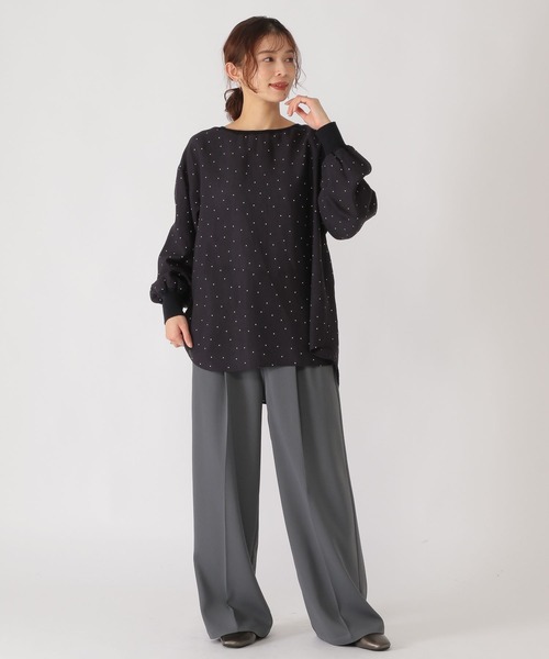 studio CLIP（スタディオクリップ）の「リネン混アソートシアーTブラウス（シャツ/ブラウス・レディース・その他2/その他1/オフホワイト・FREE）」の11枚目の写真