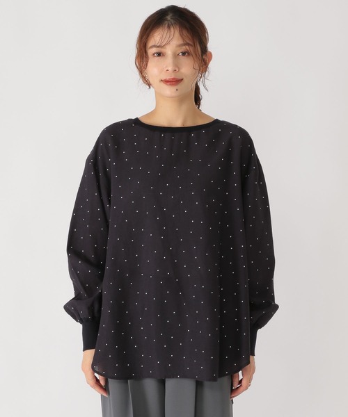 studio CLIP（スタディオクリップ）の「リネン混アソートシアーTブラウス（シャツ/ブラウス・レディース・その他2/その他1/オフホワイト・FREE）」の16枚目の写真