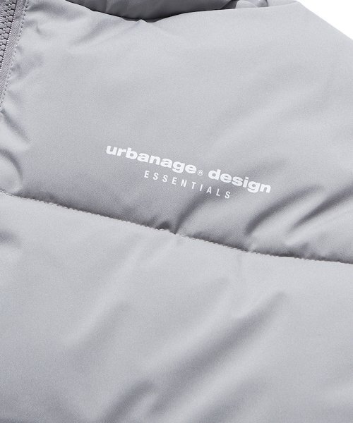 URBANAGE（アーバンエイジ）の「アーバンエッセンシャルショートパディング_グレー（ダウンジャケット/コート・レディース・グレー・MEDIUM/LARGE）」の8枚目の写真