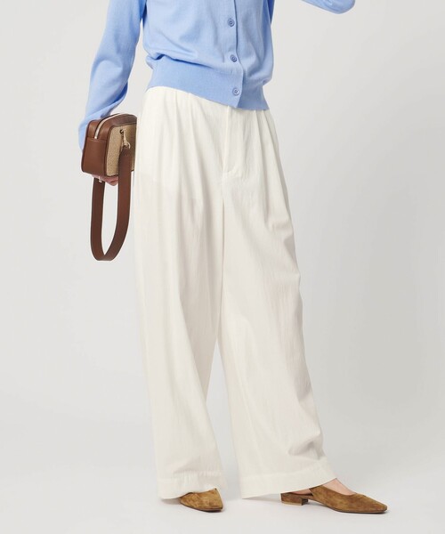 UNITED ARROWS（ユナイテッドアローズ）の「ツイル ダブルタック イージーパンツ OFF WHITE（その他パンツ・レディース・オフホワイト・34/36/38）」の6枚目の写真