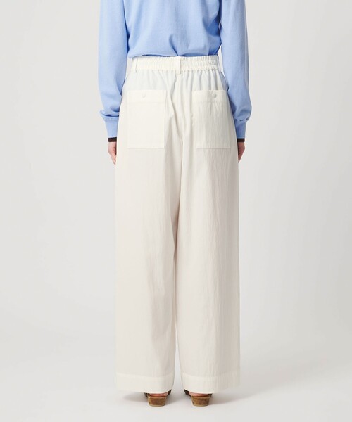 UNITED ARROWS（ユナイテッドアローズ）の「ツイル ダブルタック イージーパンツ OFF WHITE（その他パンツ・レディース・オフホワイト・34/36/38）」の10枚目の写真