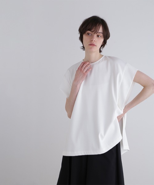 LE PHIL(ルフィル)の「◆2WAYツイルブラウス(シャツ/ブラウス・レディース・ネイビー/ホワイト/ブラック・F)」の13枚目の写真