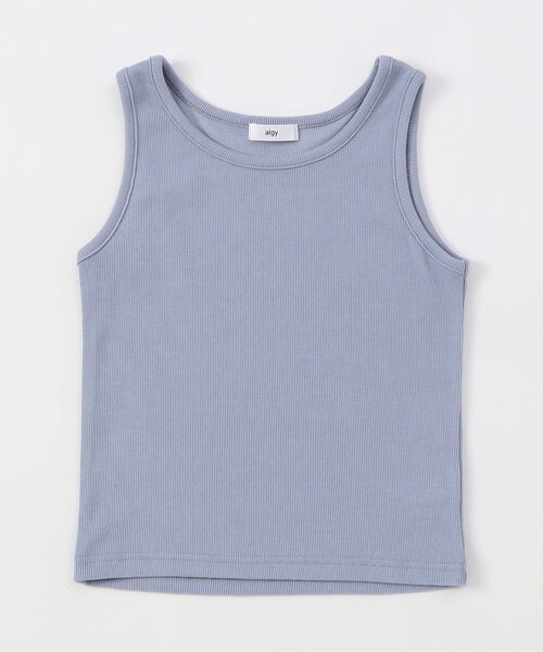 algy（アルジー）の「オフショルリブT&タンクセット（アンサンブル・キッズ・サックスブルー/アイボリー/チャコール・160/150/140/130）」の9枚目の写真