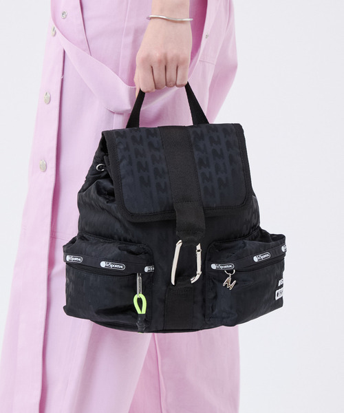 LeSportsac(レスポートサック)の「MSGM VOYAGER BACKPACK ボヤージャーブラックジャカード(バックパック/リュック・レディース・ブラック・FREE)」の14枚目の写真